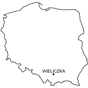 Castle in Wieliczka map